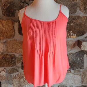 Old Navy Size Large Salmon Camisole Sleeveless Adjust Straps
